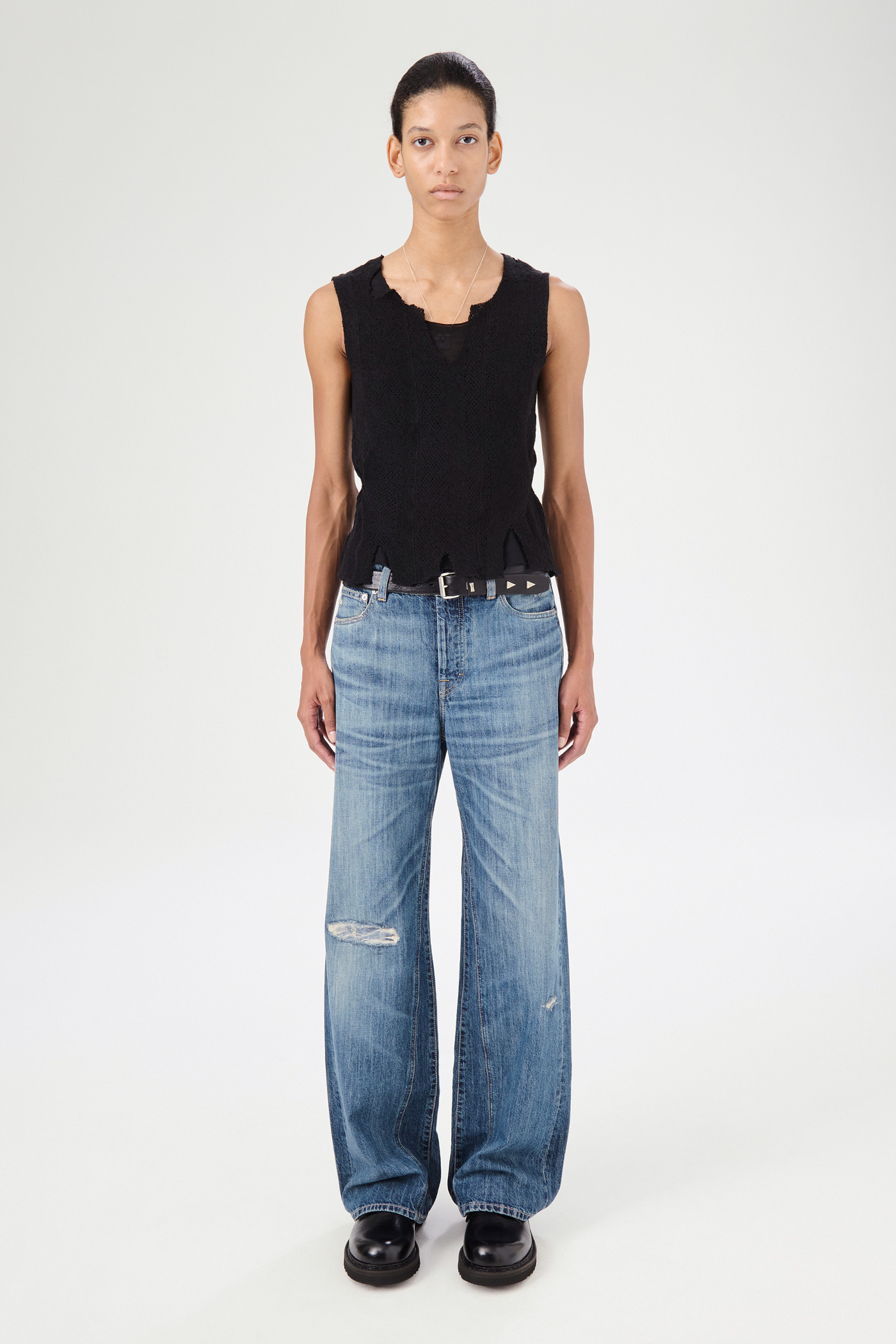 Our Legacy - Treble Cut Vintage Rubber Repair Denim