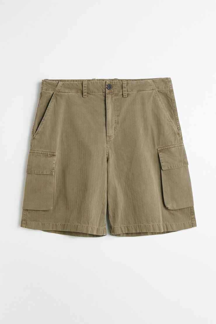 Our Legacy - Mount Shorts Uniform Olive Herringbone