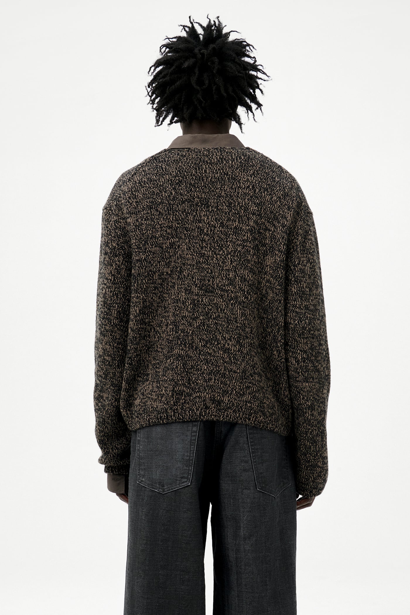 Our Legacy - Our Legacy Academy Cardigan Bear Twist Mouline Wool
