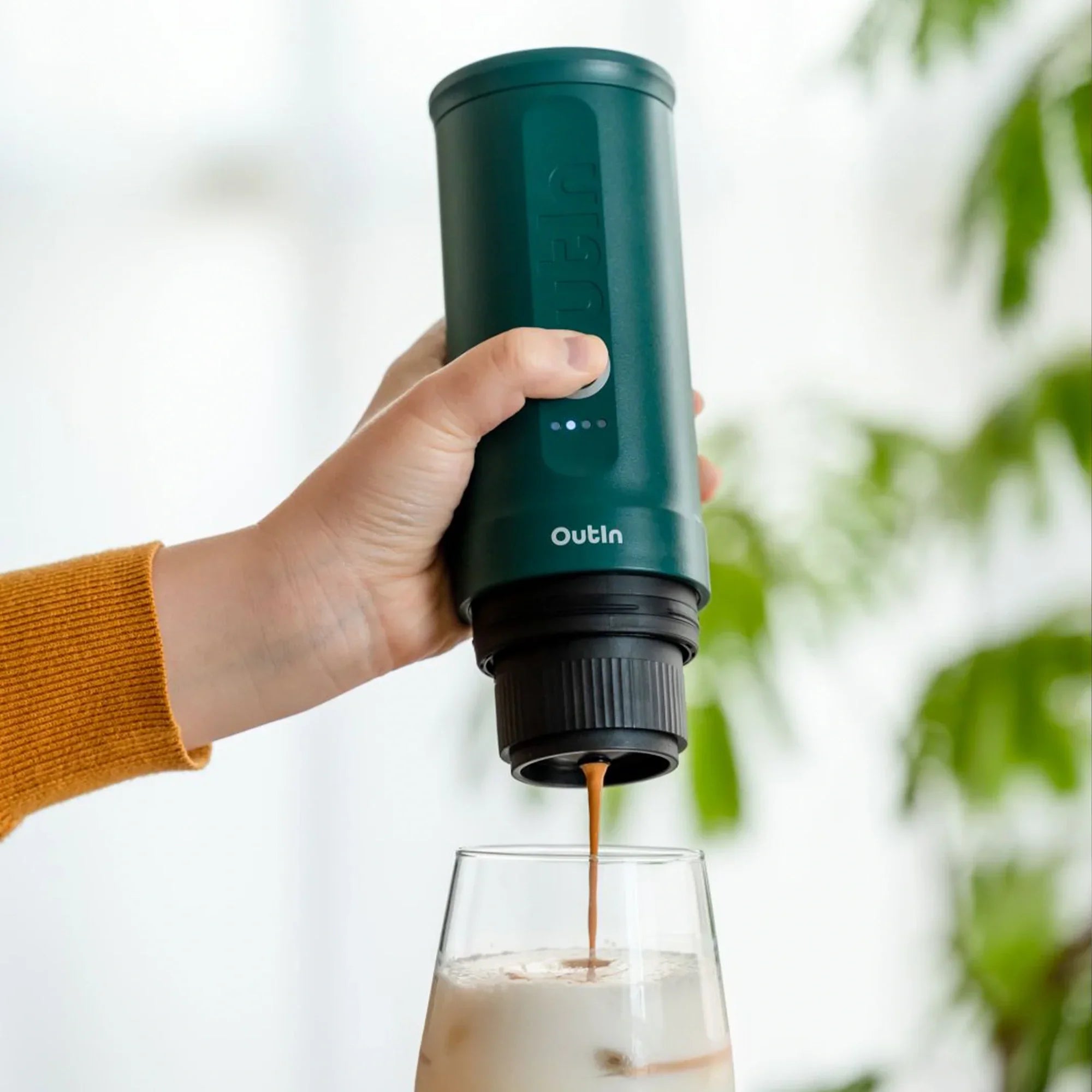 Nano Teal Portable Espresso Maker | 2-in-1 Ground & Capsules