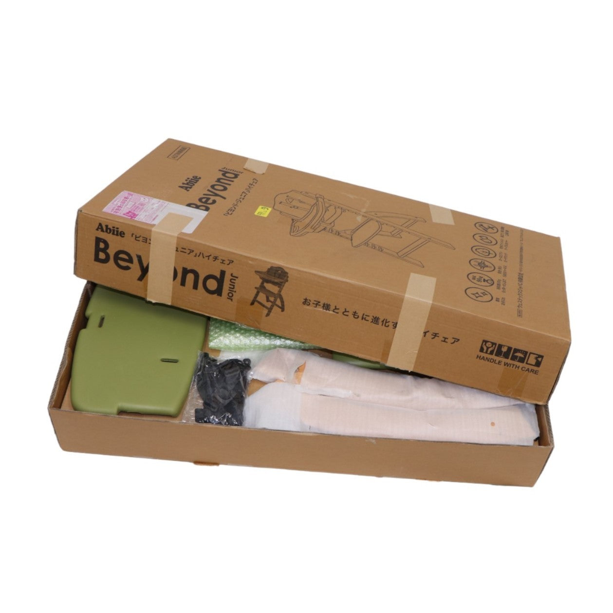 中古(B)] ビヨンドジュニア ベビーチェア ナチュラル・オリーブ [良い