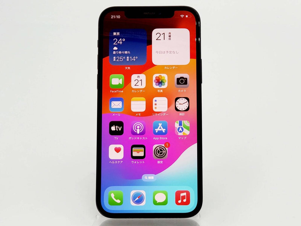 Cランク】SIMフリー iPhone12 128GB ブラック MGHU3J/A A2402