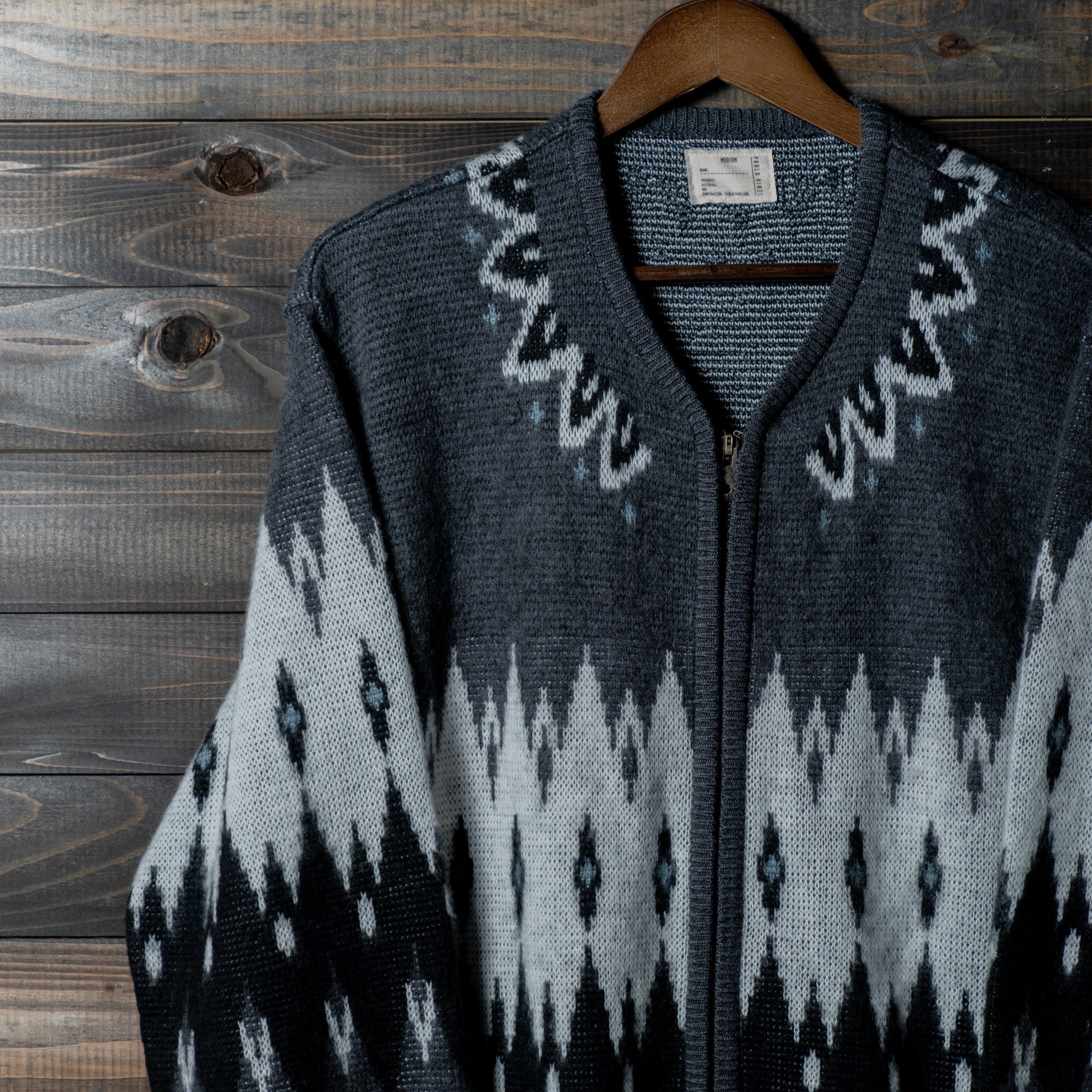 pablo vinci Zip knit cardigan