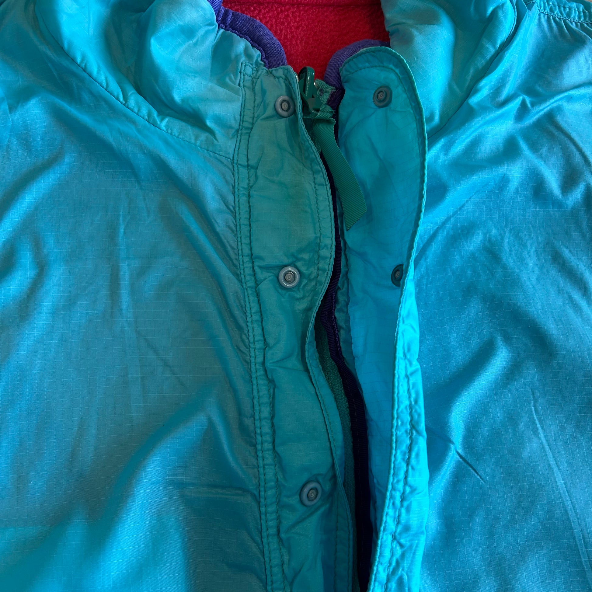 90's Patagonia パタゴニア グリセードプルオーバー Hibiscus
