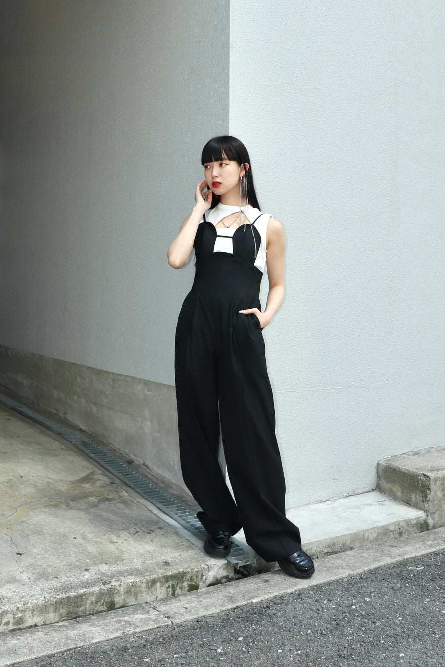 FETICO(フェティコ)の2WAY BRA JUMPSUITS BLACK(ジャンプスーツ)の通販