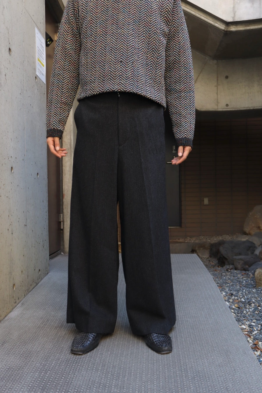 MASU(エムエーエスユー)のINITIAL WIDE TROUSERS GRAYの通販｜PALETTE