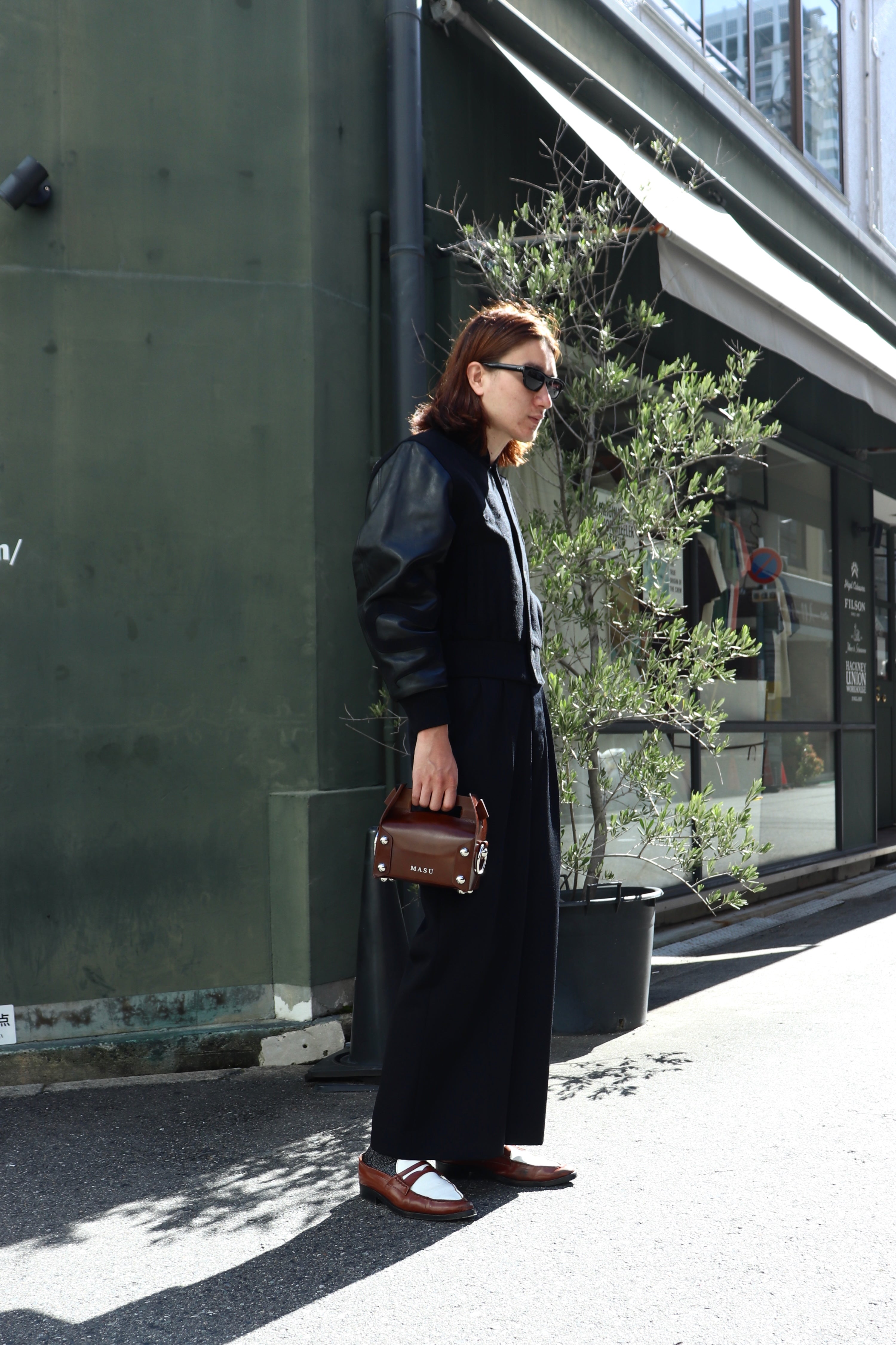 MASU(エムエーエスユー)のLEATHER CAKE MINI BAG BROWN(バッグ)の通販