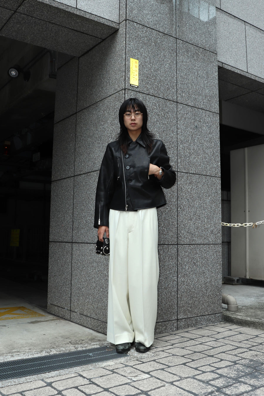 MASU(エムエーエスユー)のTUCKED WIDE TROUSERS WHITEの通販｜PALETTE