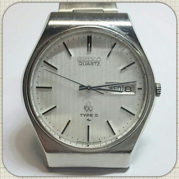 1977年製 ヴィンテージ セイコークォーツ SEIKO TYPE II (2) 4336-8040