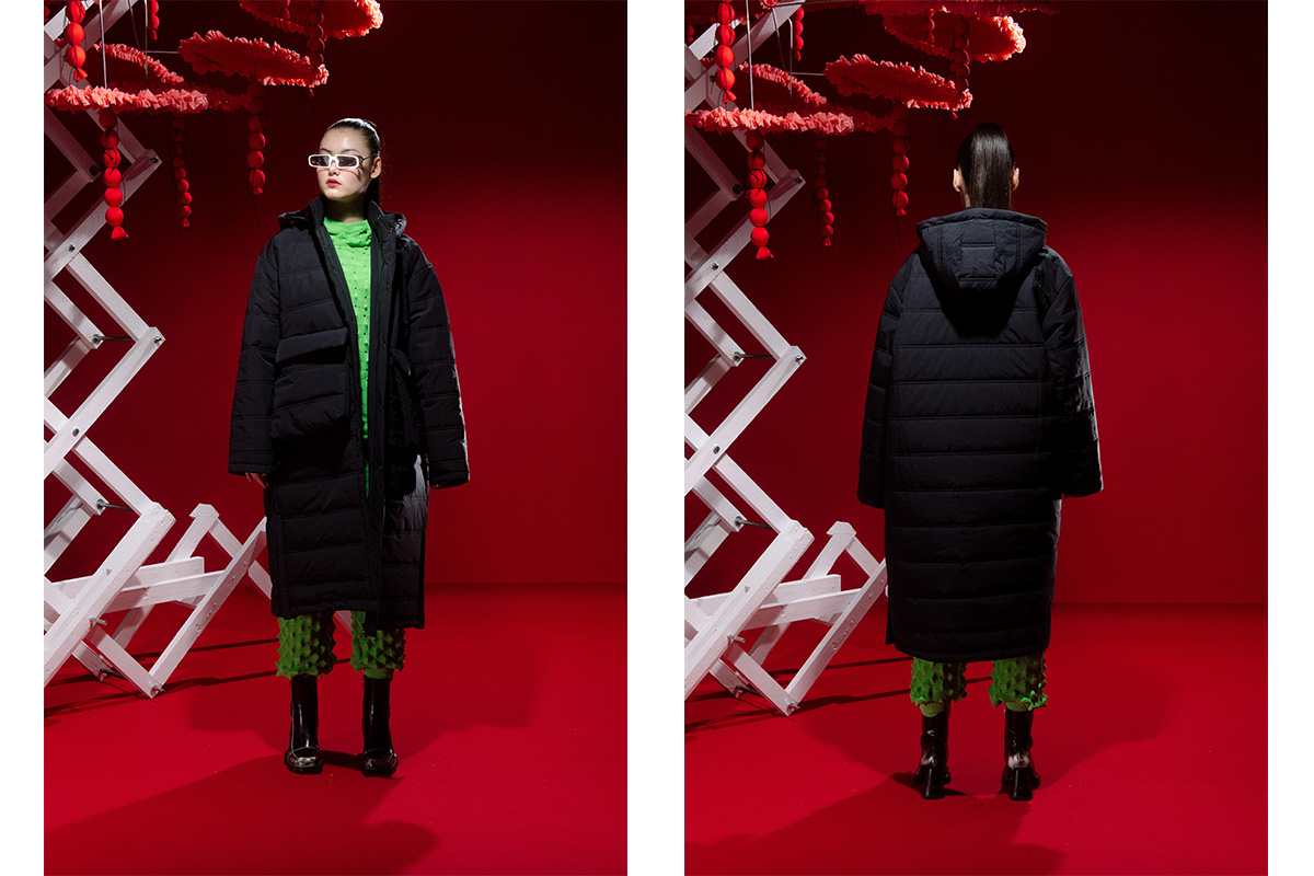 HENRIK VIBSKOV ヘンリックヴィブスコフ LONG DOWN COAT [Caviar]