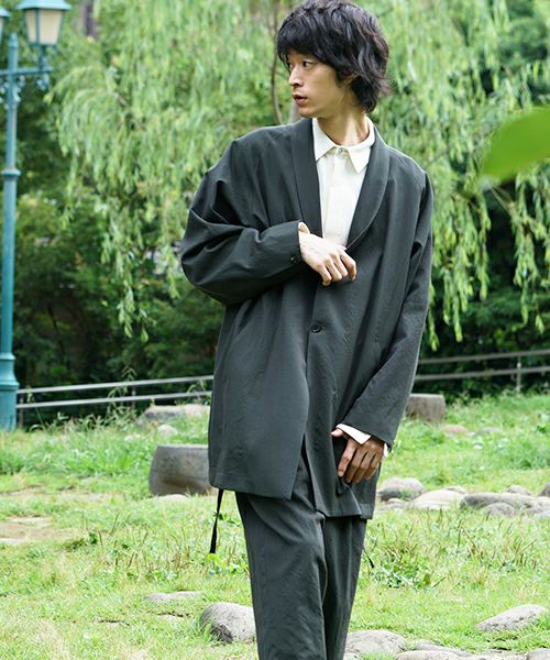 YANTOR Wash Wool Fall Jacket[Y194JK05/GREEN]
