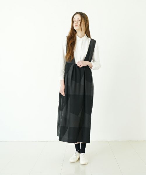 Mochi モチ jumper tuck skirt [black/・1]