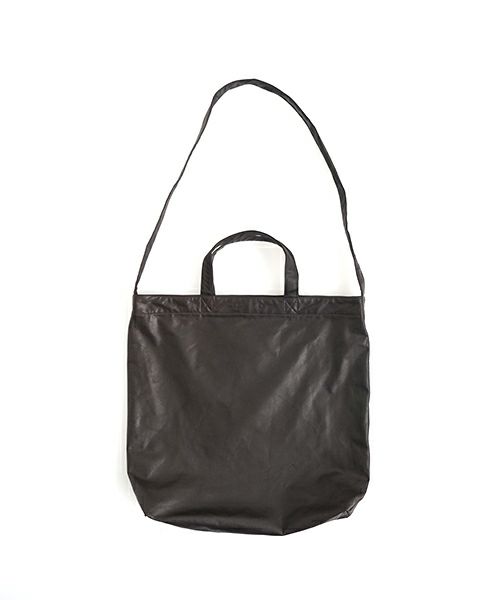YOKO SAKAMOTO / ヨーコサカモト RESEARCHER BAG-LARGE[BROWN-FG] 正規