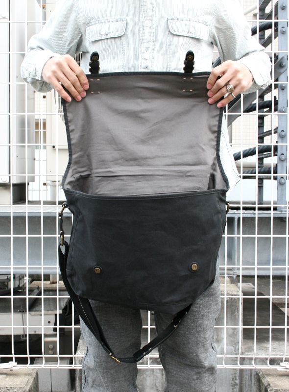 J.CREW】Bowery messenger bag ワックスコットンメッセンジャーバッグ
