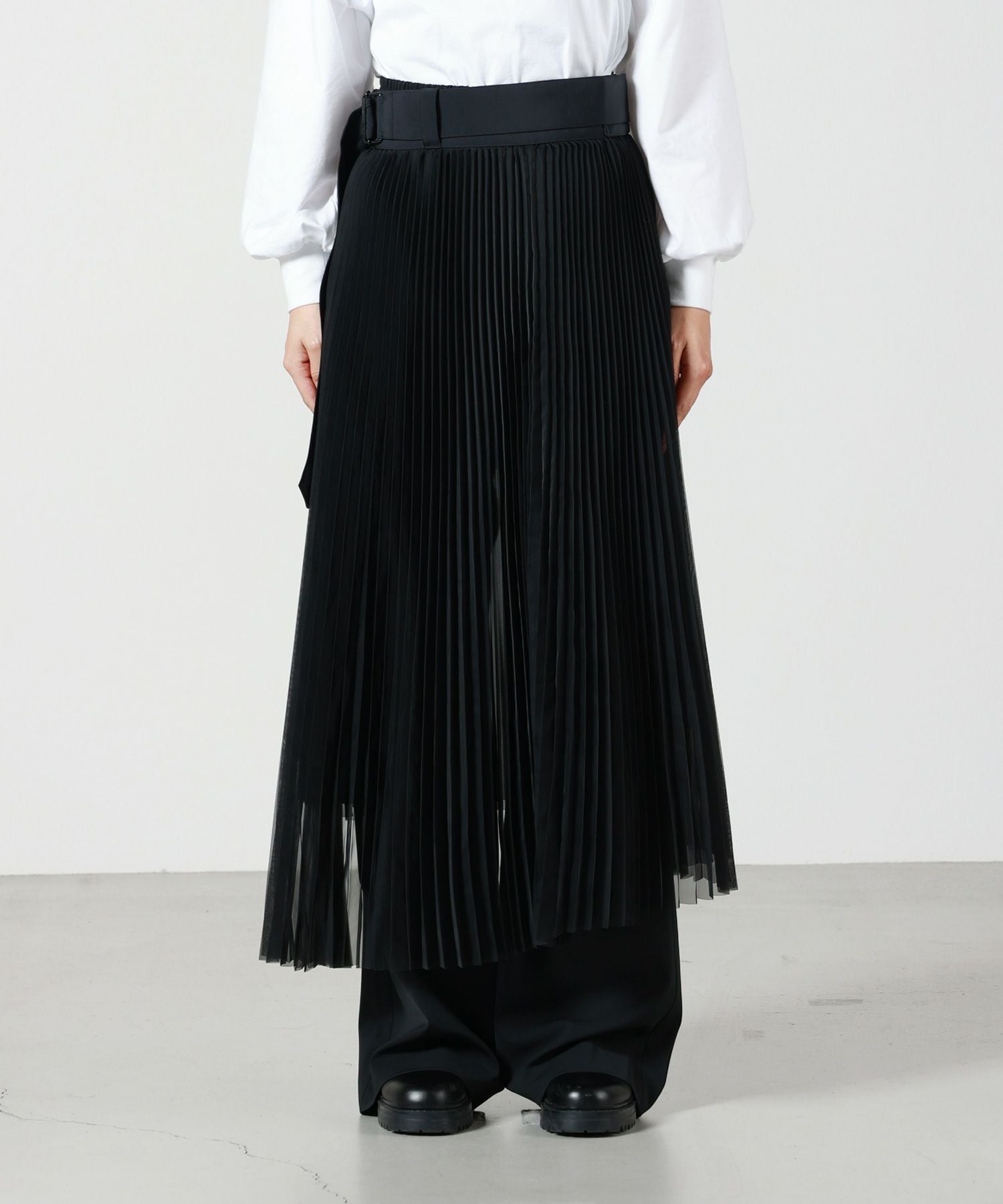 HYKE(ハイク)】 ORGANDY WRAP PLEATED SKIRT｜PARIGOT ONLINE（パリゴ