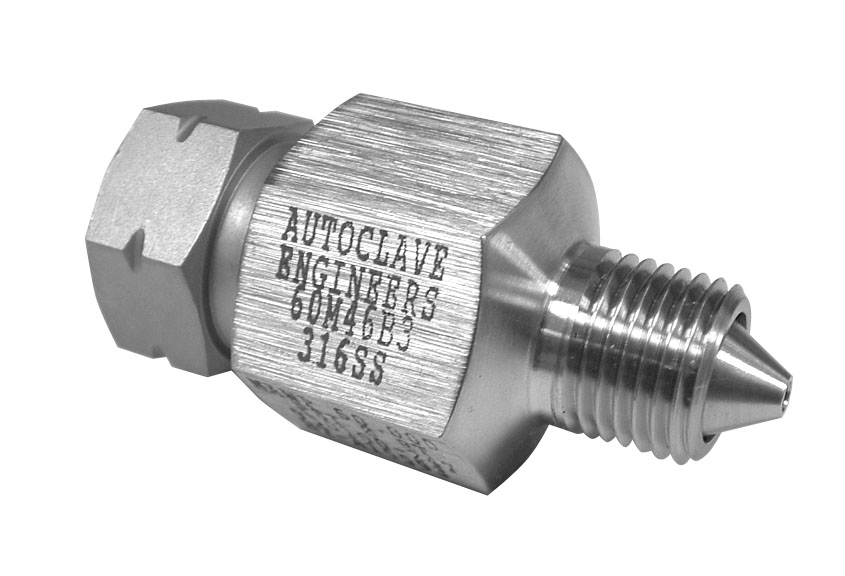 Item # 20M169K3, Medium Pressure Adapters On Parker / Autoclave