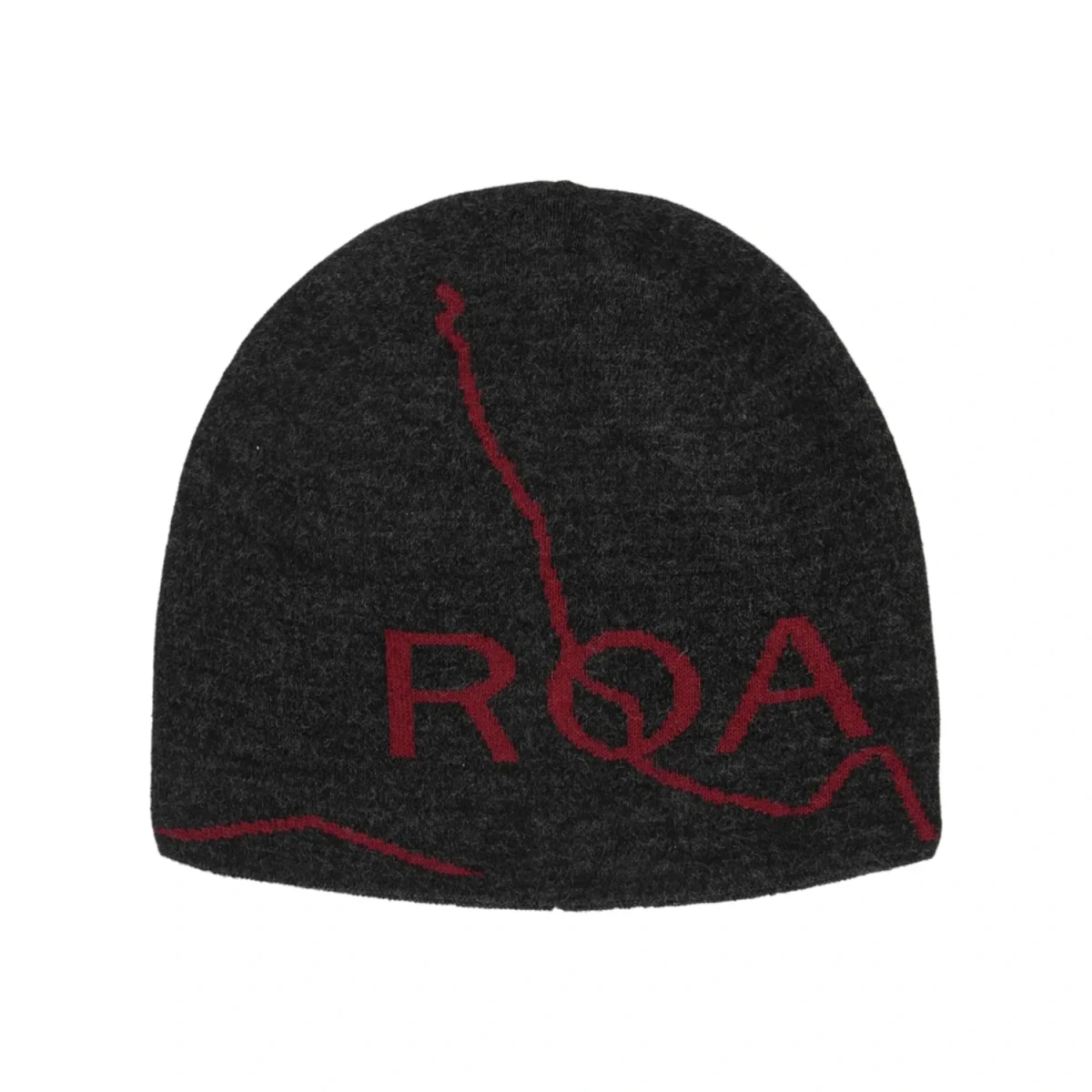 ROA Logo Wool Beanie Anthracite | Parlamento Lisboa
