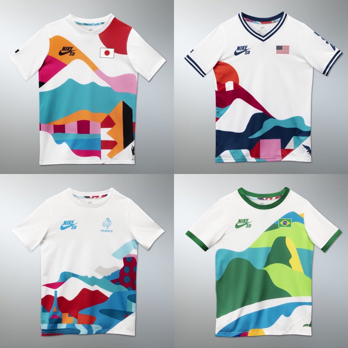 Piet Parra × Nike SB】スケボーのアメリカ・フランス・ブラジル・日本