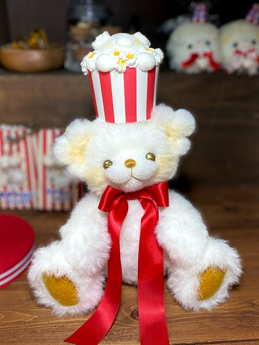 ポップコーンなテディベア🧸🍿 #デザフェス62