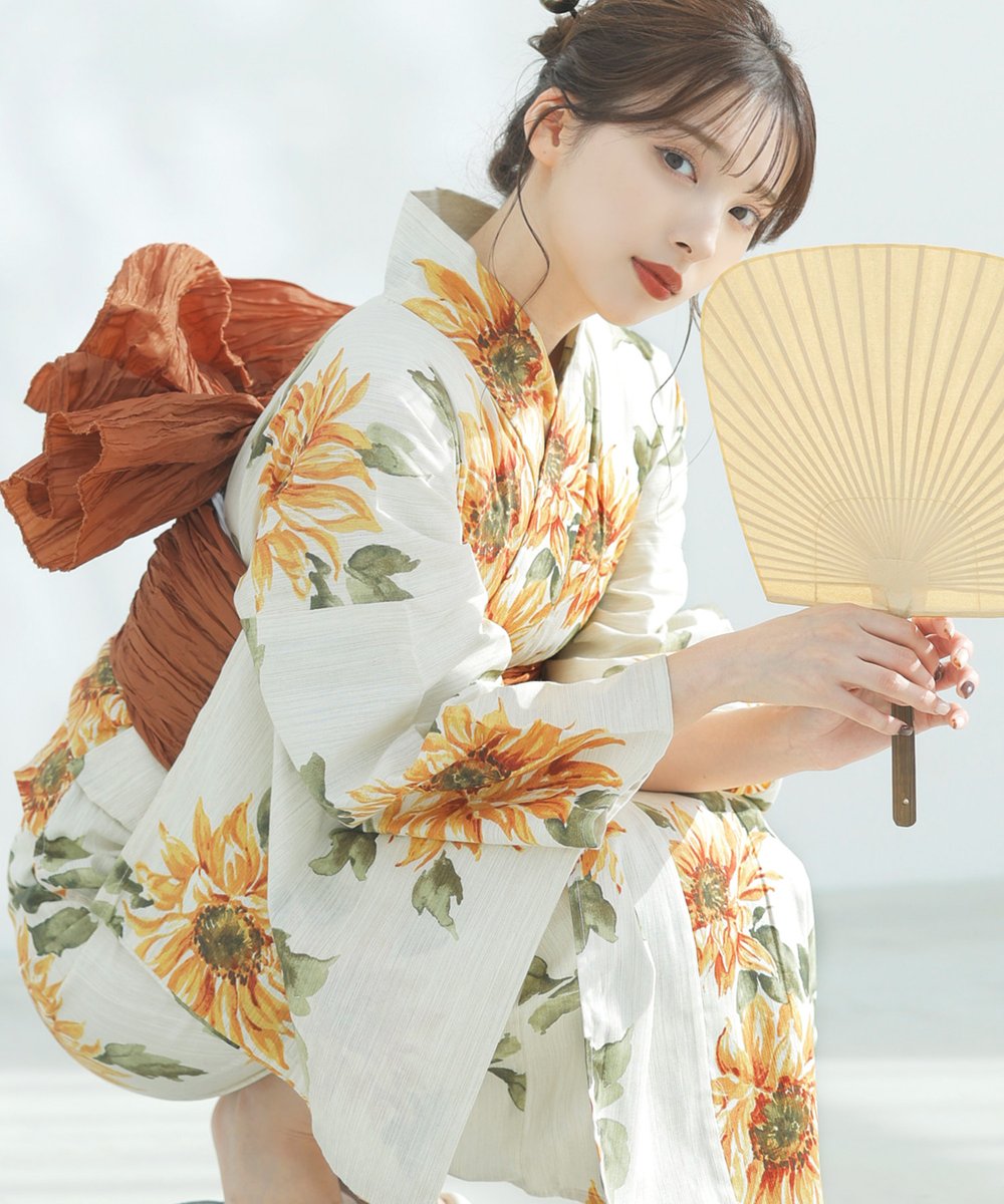 dita 浴衣 ディータ ゆかた ひまわり Dita 夏色の向日葵しらべ 浴衣