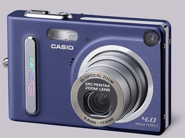 カシオ、カードサイズ光学3倍機「EXILIM ZOOM EX-Z4」