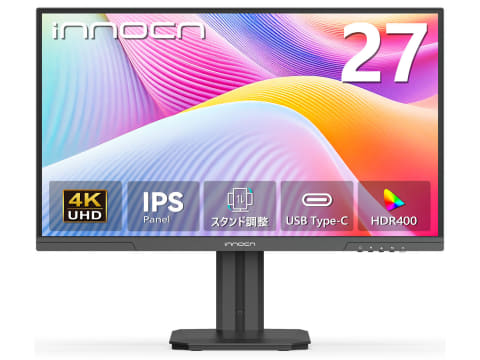 INNOCN、実売3万2,300円の27型4K液晶モニター - PC Watch