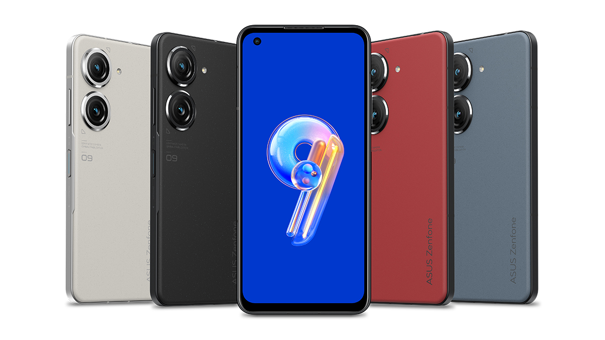 ASUS、片手に収まる5.9型フラグシップスマホ「Zenfone 9」。Snapdragon