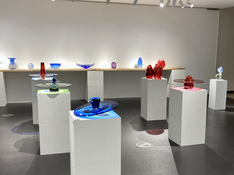 山口浩二 ガラス展 : 宙吹きガラスの器