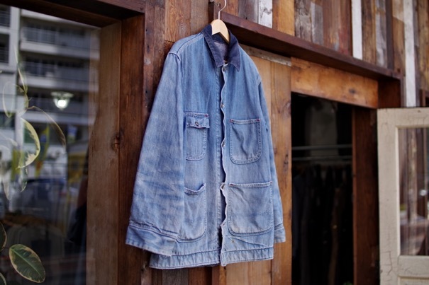 1970s SEARS Work'n Leisure Blanket Lined Denim Chore Jacket
