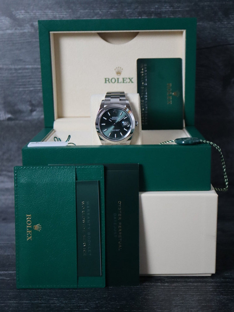 40167: Rolex Datejust 41, Ref. 126300, 2024 Full Set LIKE NEW
