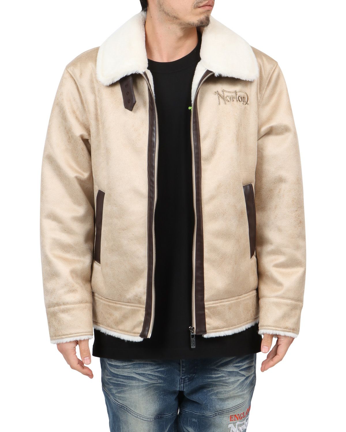Norton] フェイクムートン ジャケット | PEET ONLINE STORE