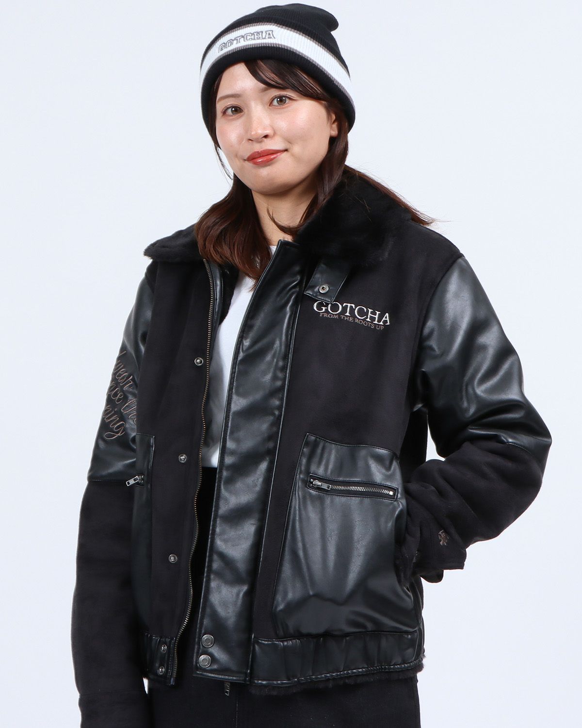 GOTCHA] フェイクムートン ジャケット | PEET ONLINE STORE