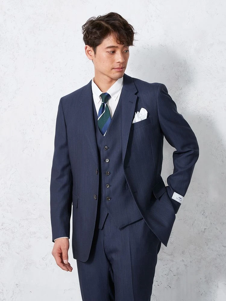 ブラック 【EDWINコラボ】デニムライク ウールセットアップ ジャケット
