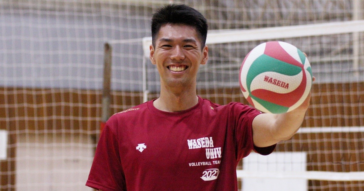 バレー - 早稲田大・岩本大吾主将「勝って4年生を胴上げしたい」、全