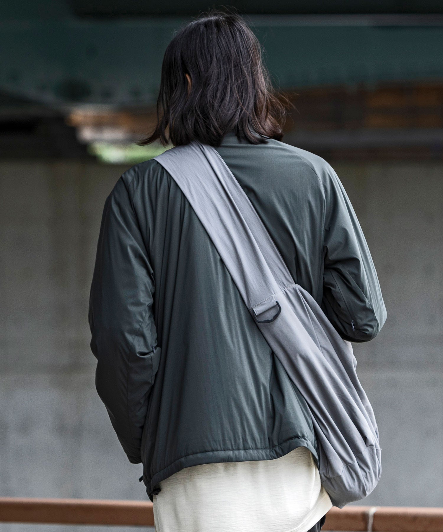 MENS】フロシキバッグ ≪ブラック・グレー・カーキ・オフブラック