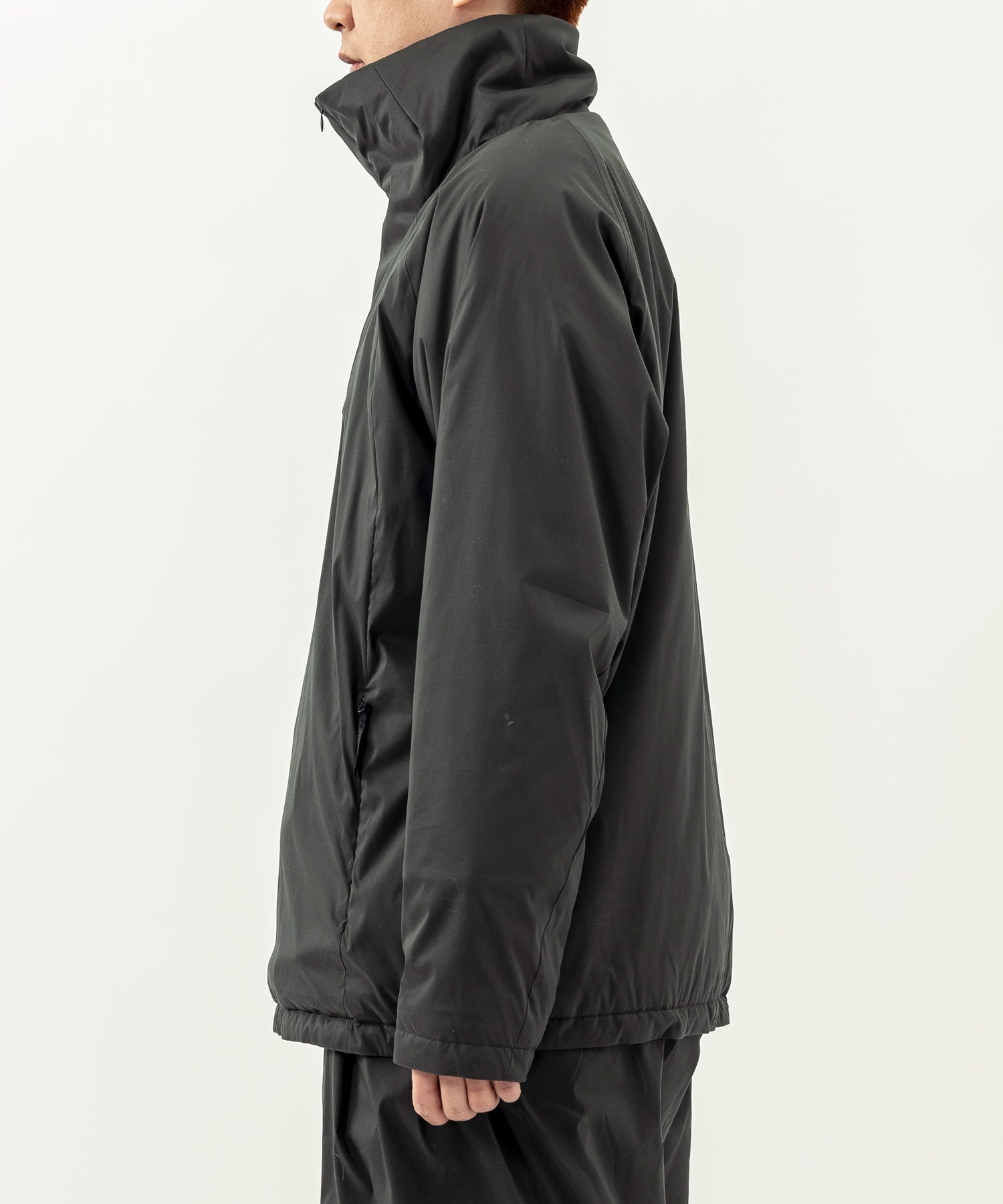 MENS】ハーフジップロングスリーブ・アウター 中綿ジャケット