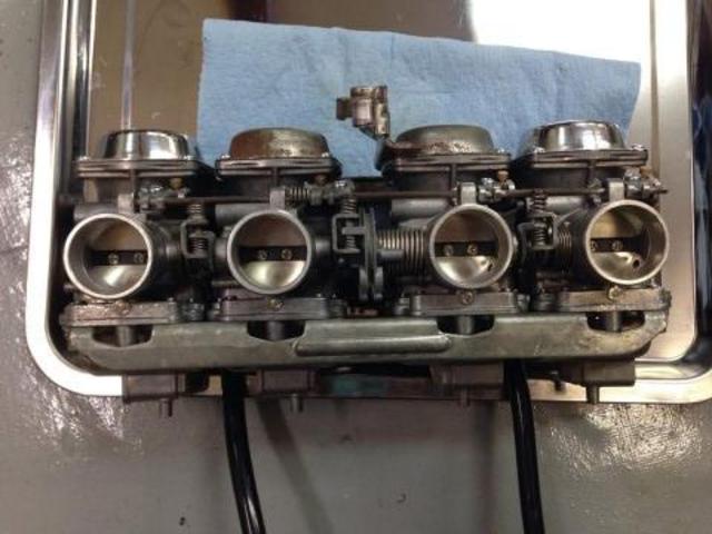 CBR400F キャブレターオーバーホール 同調調整 キャブレター