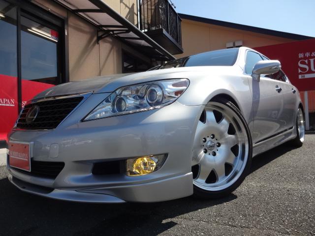 レクサス LS LS460 バージョンSZ 鑑定書／サンルーフ／黒革