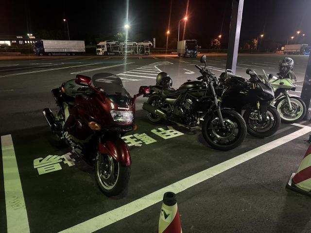 バイク部 ツーリング1 ドゥカティ 1199 パニガーレS Kawasaki NINJA ZX