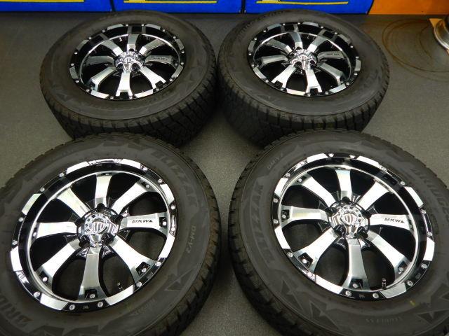 MKW MK46 18×8.5J+53 5H/127 BS BZ DM-V2 265/60R18 ジープ/グランド