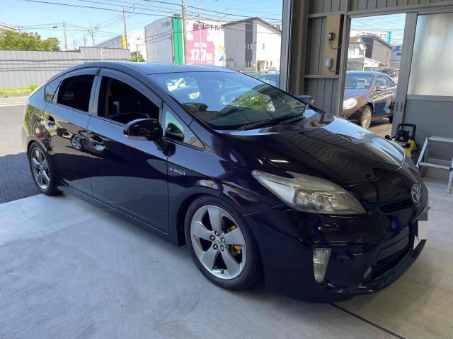 トヨタ 30プリウス キャンバーボルト交換 オートレベライザー
