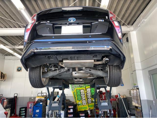 トヨタ 50プリウス マフラー 交換 ZVW51 岡山市東区｜グーネットピット