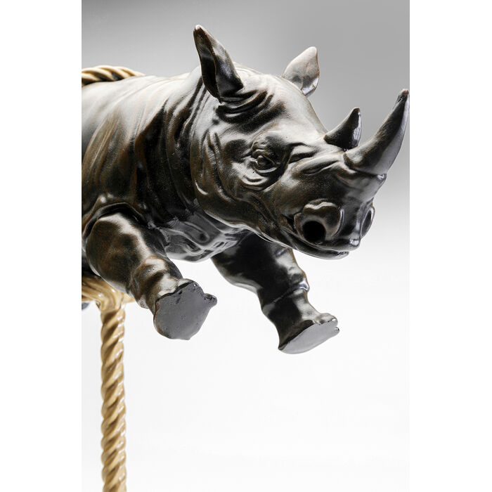 希少】 カレデザイン Deco Object Struggling Rhino 希少】 カレ