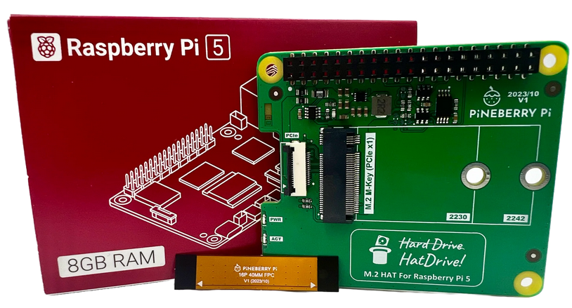 Raspberry Pi 5用M.2 PCIe HAT｜PiCockpit（パイコックピット