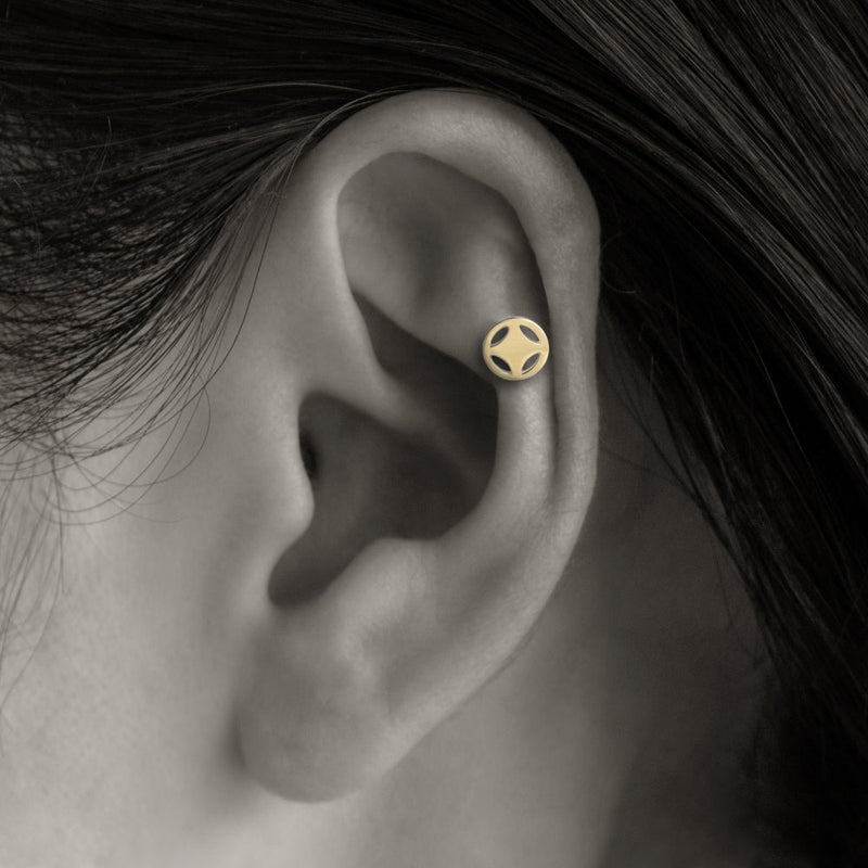 K10 七宝デザインの軟骨ピアス・ボディピアス │ 16G/14G対応 – PICOLLET