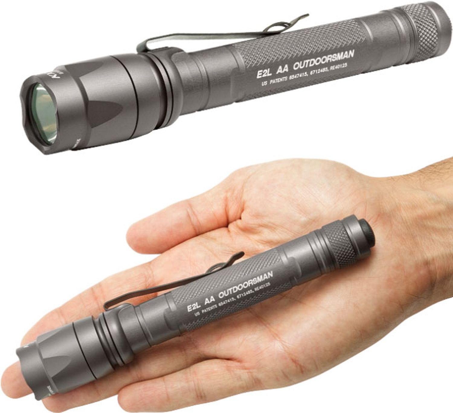 SureFire E2L AA Outdoorsman Dual-Output LED Flashlight, 80 Max