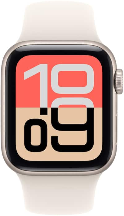 Apple Watch SE 3 (GPS+Cellular) 40mm Aluminum Case with Starlight