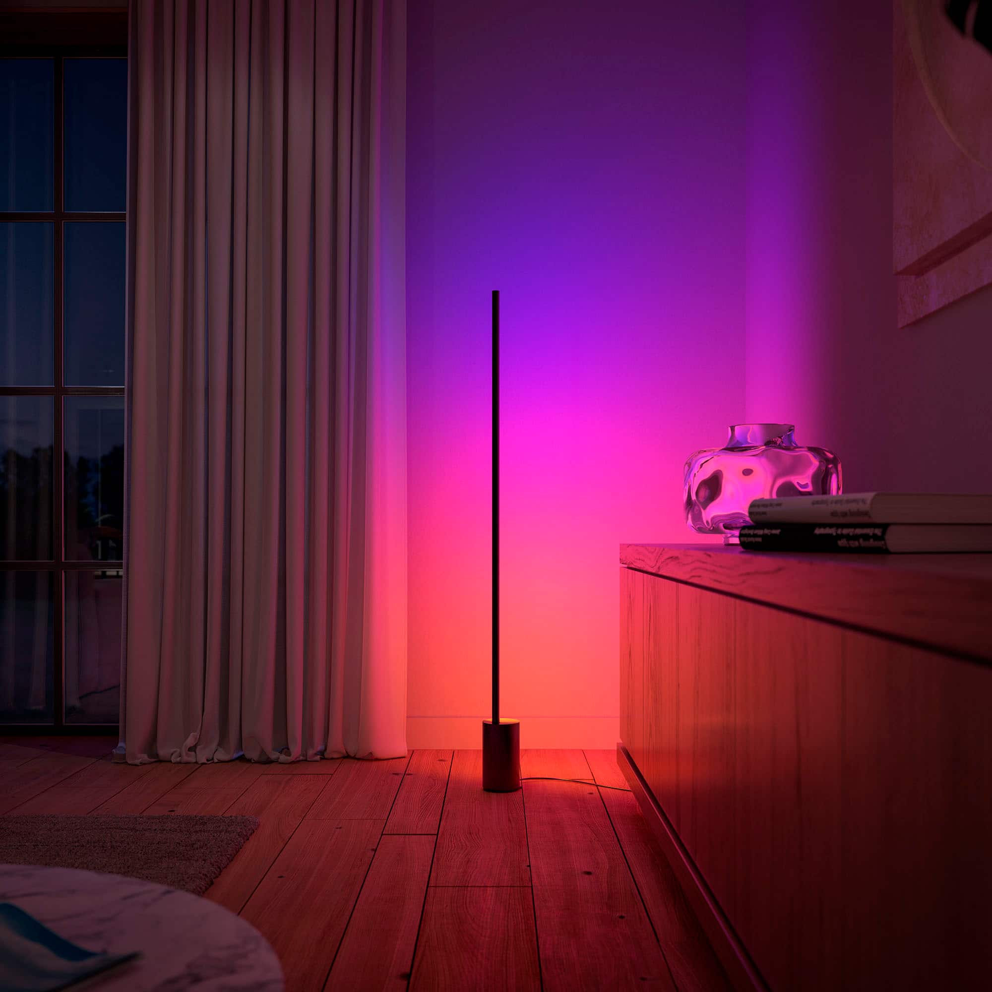 Philips - Brandclub - Philips - Hue Gradient Signe Floor Lamp - Black