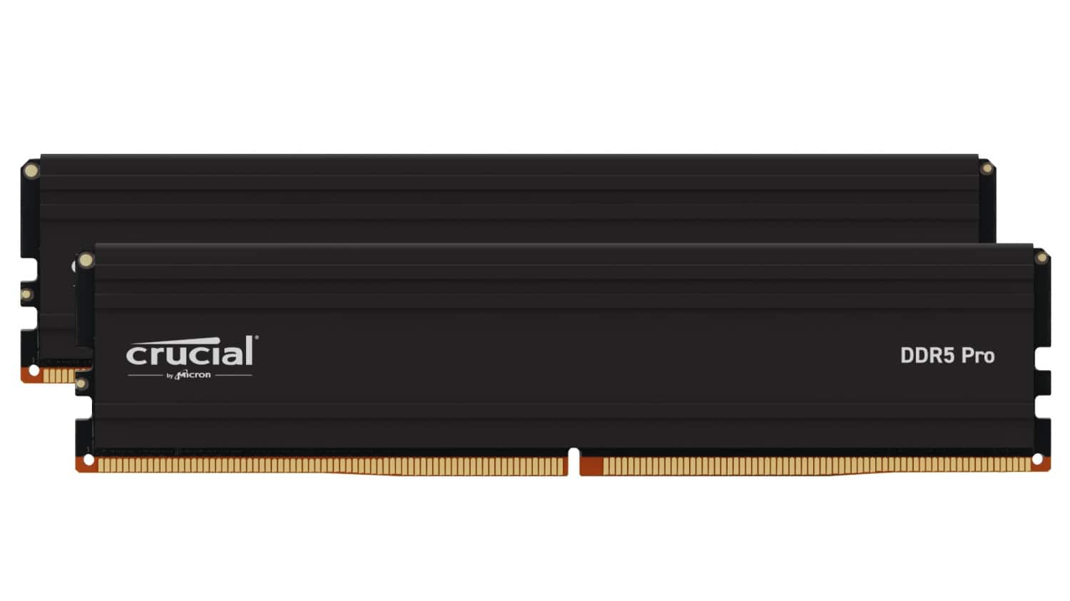 Crucial - Pro 32GB (2x16GB) DDR5 5600MHz C46 UDIMM Desktop Memory