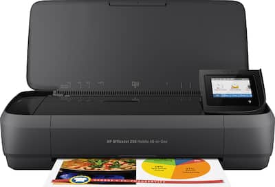 HP OfficeJet 250 Mobile Wireless All In One Inkjet Printer Black